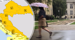 U Zagrebu kiša, prava promjena tek stiže. Za cijelu zemlju izdan niz upozorenja