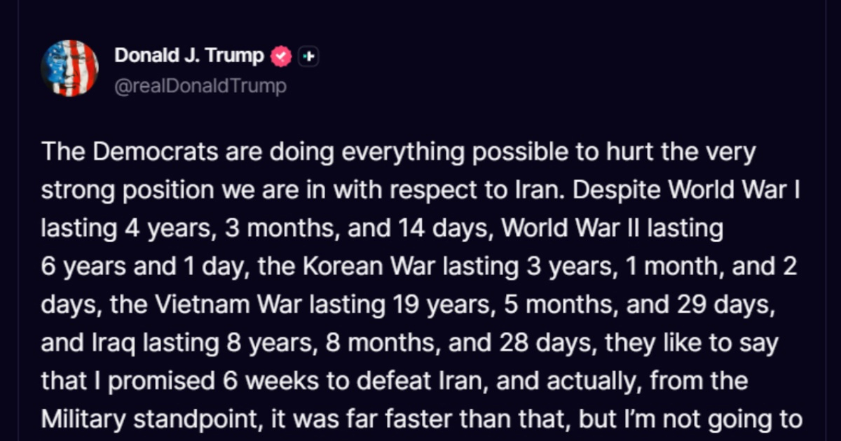 Trump: Kažu da sam pod pritiskom da postignem sporazum s Iranom. TO NIJE ISTINA!