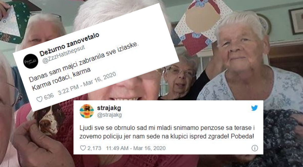 Balkanski humor u pandemiji: "Danas sam mami zabranila sve izlaske. Karma, rođaci"