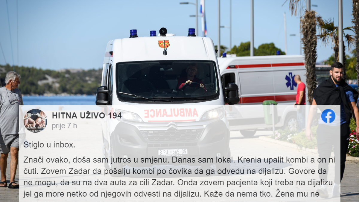 Kombi saniteta se pokvario, Jure čovjeka odvezao svojim autom: Nosio bih ga na rukama