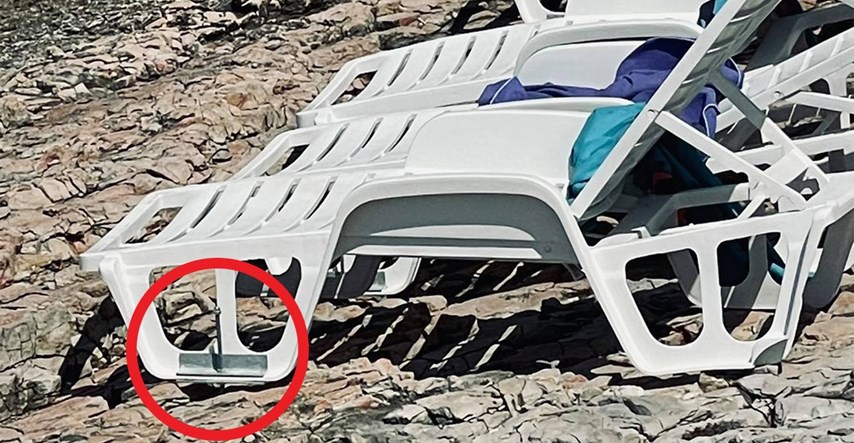 FOTO Na Braču metalnim vijcima pričvrstili ležaljke za stijene na par metara od mora