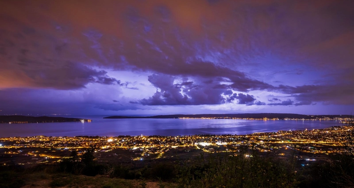 FOTO Wow! Nebo u Splitu je noćas bilo nevjerojatno