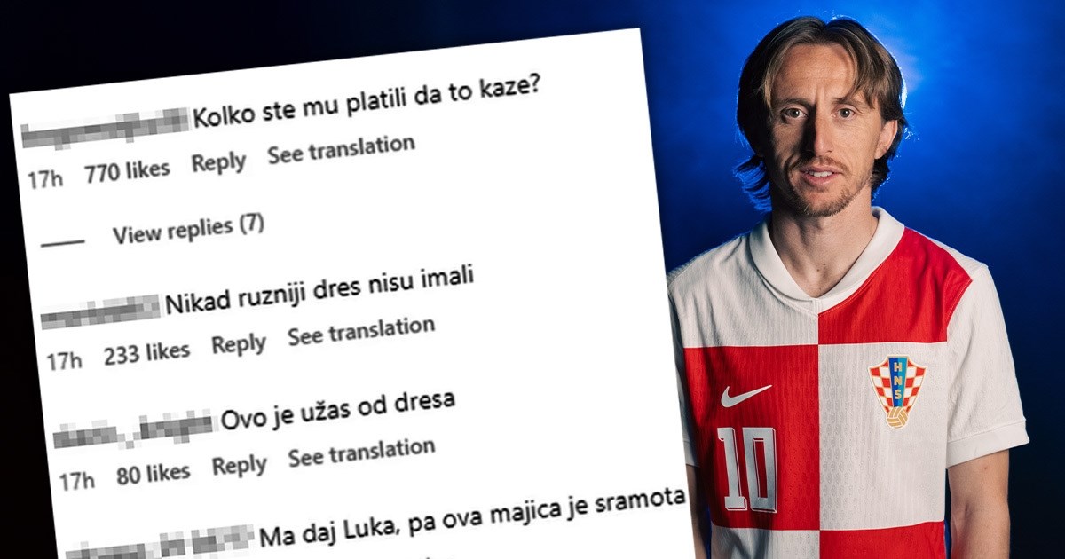 HNS objavio Modrićevu izjavu o novim dresovima. Navijači: Luka, trepni ako si otet