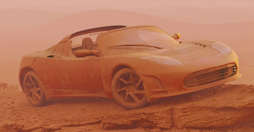 Teslin Roadster "stigao" na Mars, pogledajte kako to izgleda