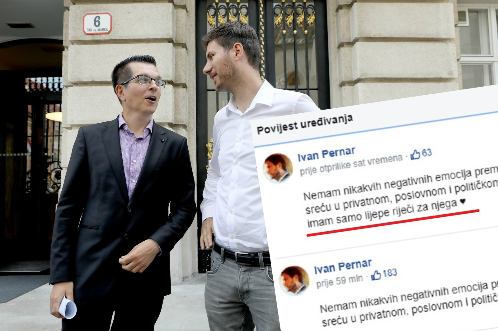 Pernar promijenio status o odlasku Bunjca, pogledajte što je prvo napisao