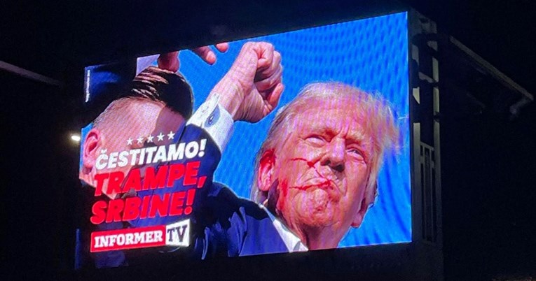 Srpski Informer postavio billboarde u Beogradu: Čestitamo! Trumpe, Srbine!