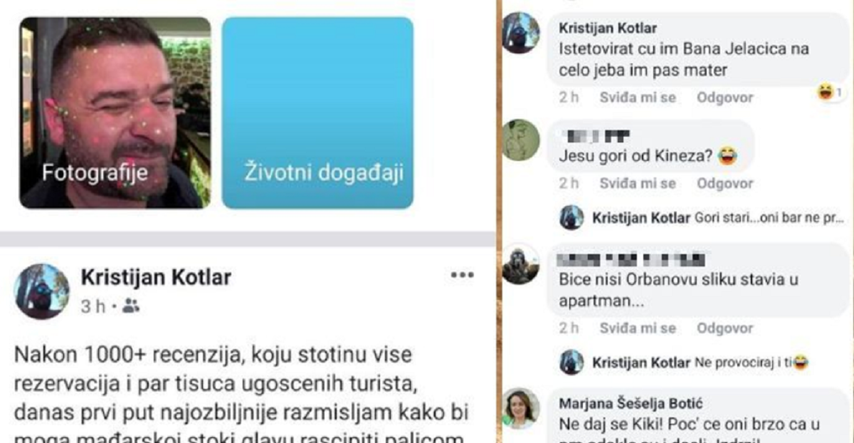 Zadarski vijećnik o mađarskim turistima: "Moga bi im glavu rascipiti palicom"