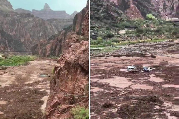 15 planinara nestalo u Grand Canyonu nakon katastrofalnih bujičnih poplava