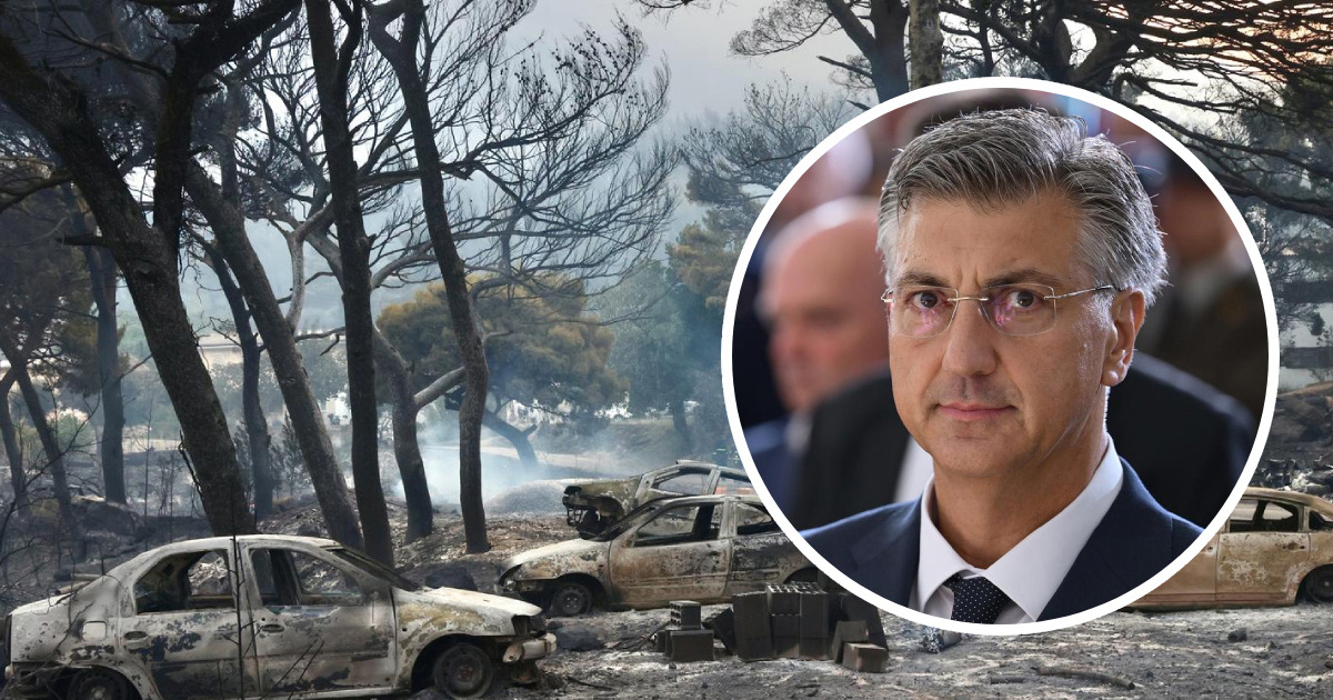 Plenković: Vlada i službe koordiniraju sanaciju požara u Omišu