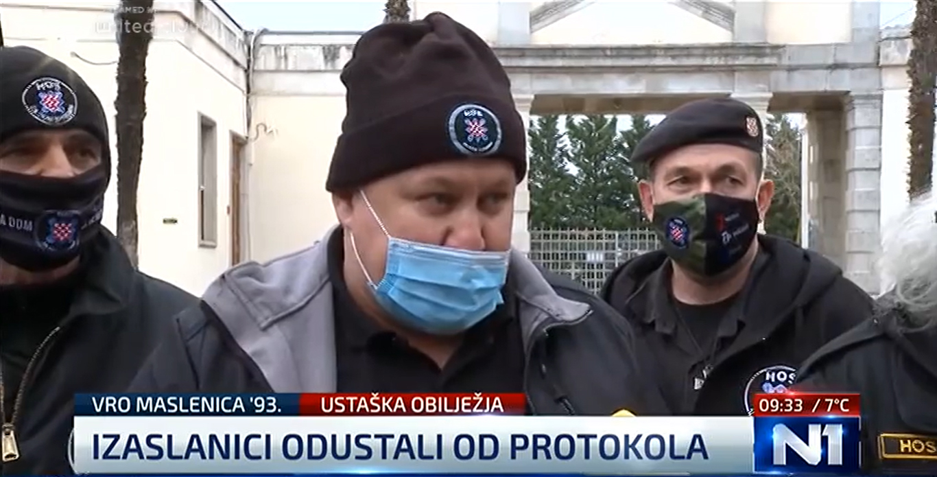 HOS-ovci s ustaškim obilježjima su bili dio službenog protokola, imamo popis