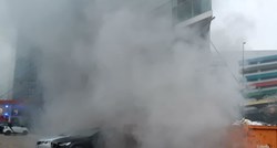 VIDEO Požar u zgradi na zagrebačkoj Radničkoj, zaposlenici evakuirani