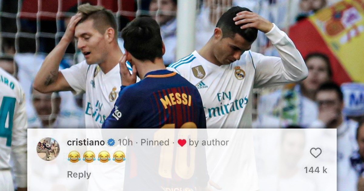 Pogledajte kako je Cristiano Ronaldo reagirao na Messijevo osvajanje Zlatne lopte
