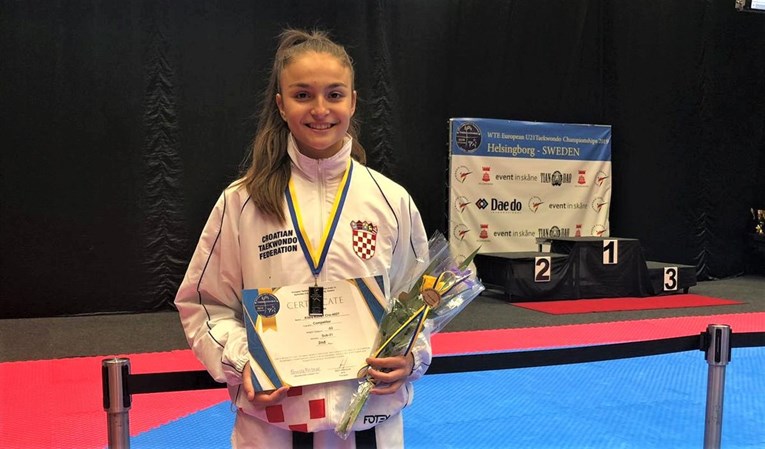Klara Kovač osvojila srebro na Europskom prvenstvu u taekwondou