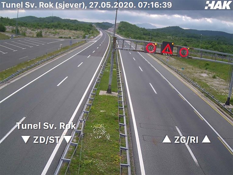 Olujni vjetar između Svetog Roka i Maslenice, taj dio A1 zatvoren za sav promet