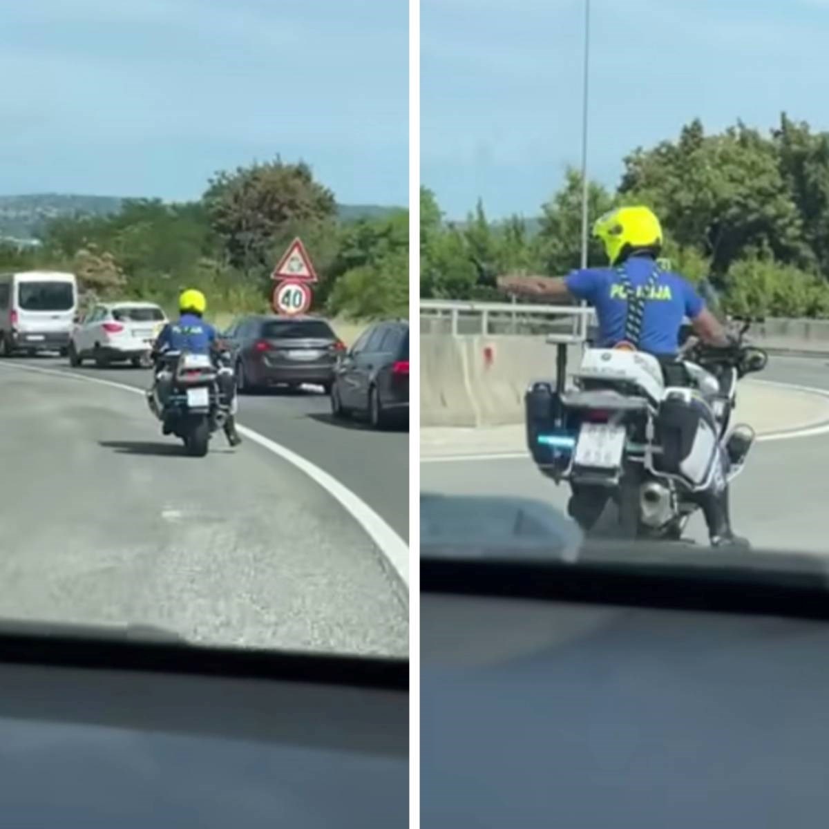 Hrvatski policajac pomogao teško ozlijeđenom turistu da što prije dođe do bolnice