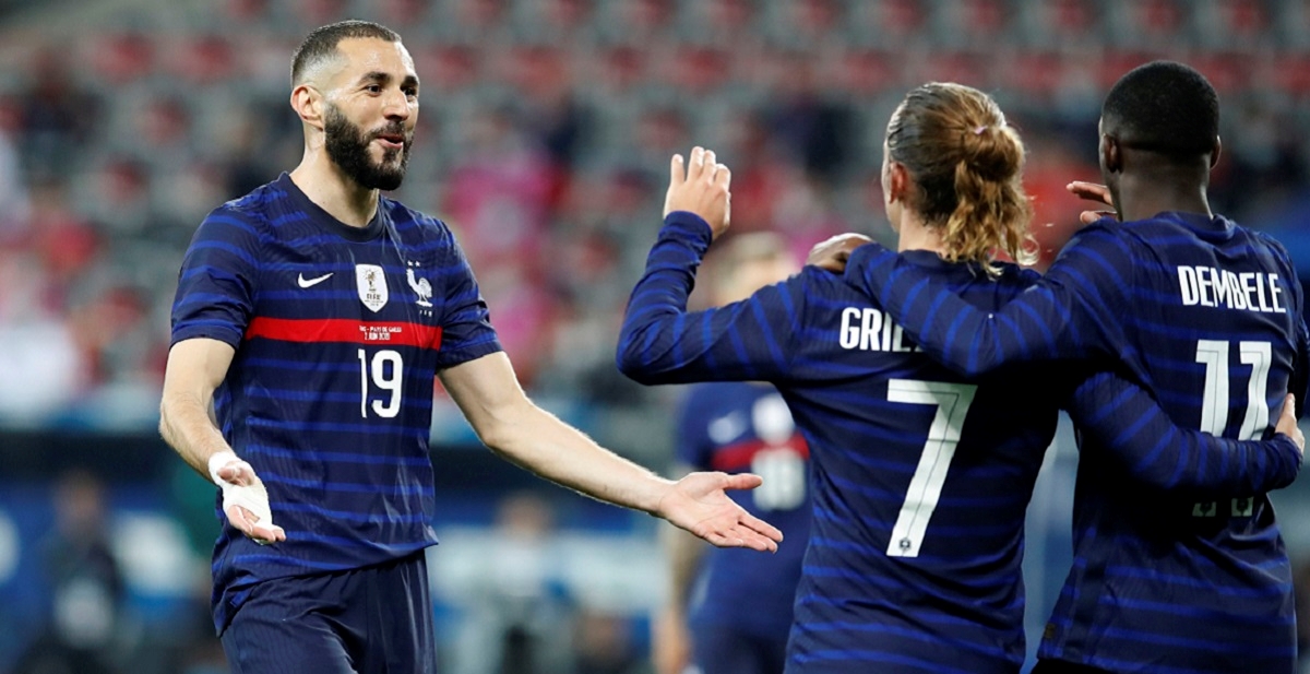 Benzema, Mbappe i Griezmann prvi put igrali zajedno. Pogledajte što su radili Walesu