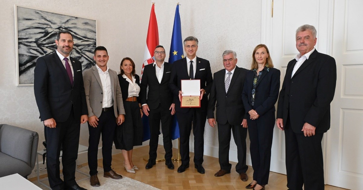 Plenković primio izaslanstvo Društva Trka na prstenac