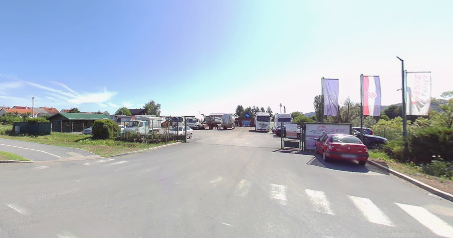 Požar na teretnom vozilu Cesta Požega, vatrogasci gase vatru