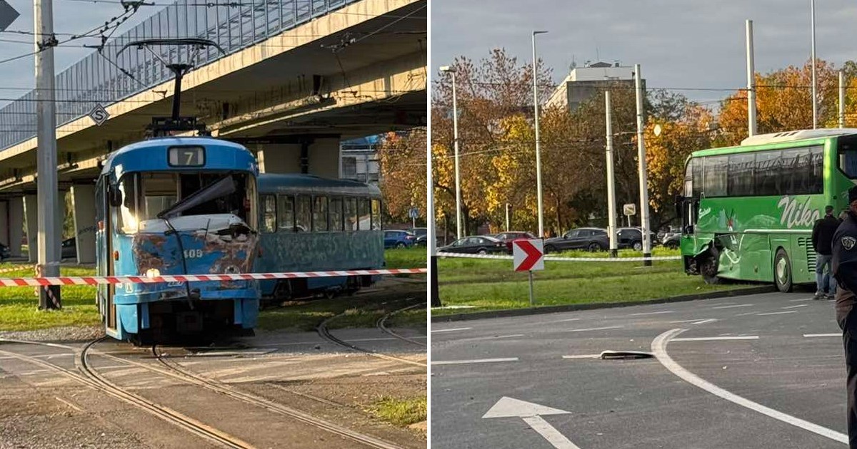 Sudarili se tramvaj i autobus u Zagrebu, jedna osoba poginula