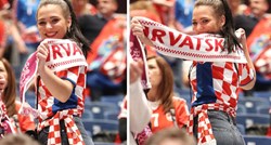 FOTO Prelijepa hrvatska navijačica ukrala svu pažnju na tribinama u Grazu