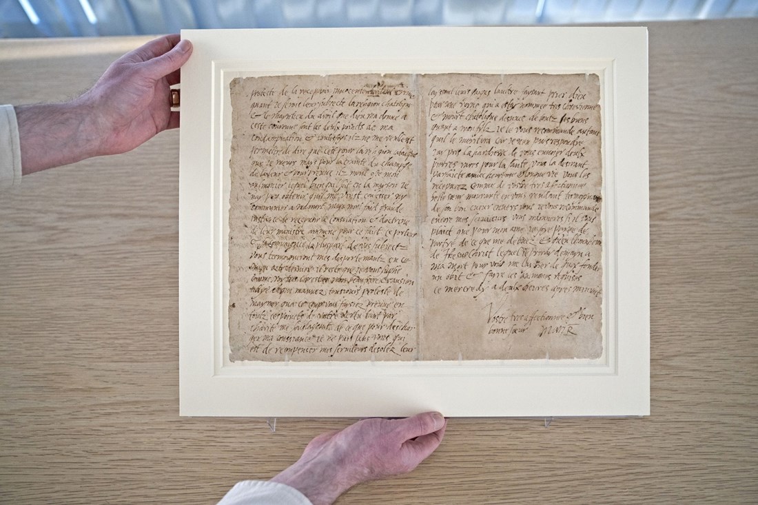 Pismo koje je škotska kraljica napisala prije pogubljenja bit će izloženo u Perthu