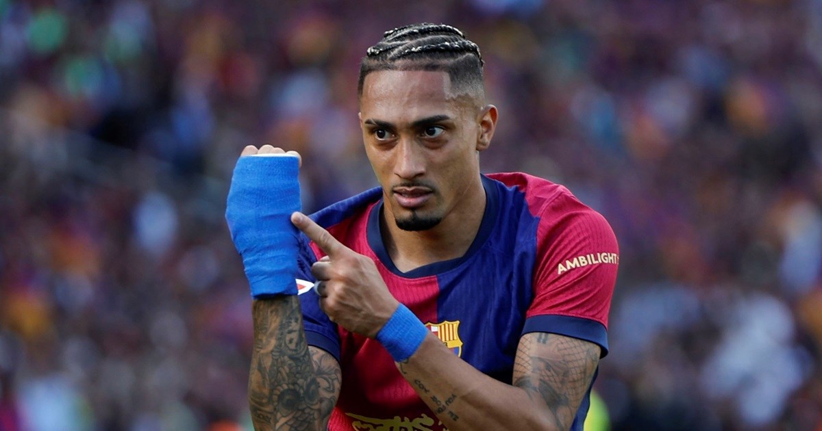 Raphinha je u ovoj sezoni sudjelovao kod 59 golova Barce. Dobio je produženje ugovora