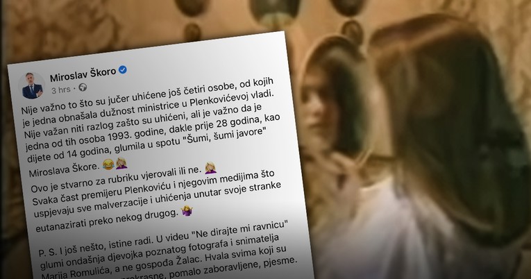 Škoro: Žalac nije glumila u mom spotu za pjesmu Ne dirajte mi ravnicu