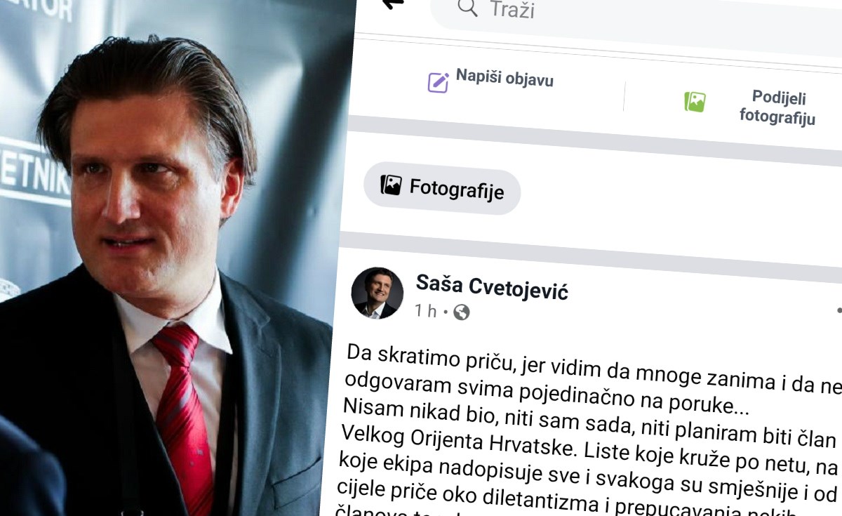 Cvetojević se nalazi na slici u masonskoj loži, javio se na Fejsu oko toga