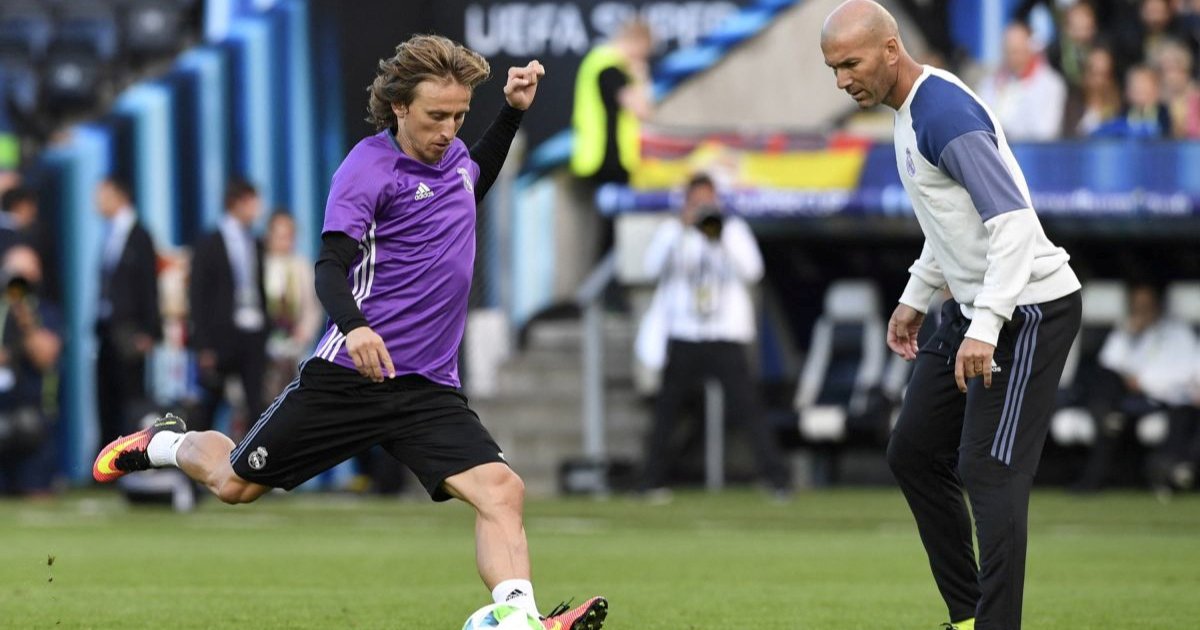 Zidane: Modrića sam samo gledao. Nije ga trebalo trenirati