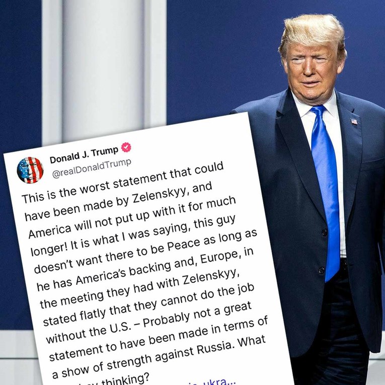 Trump: Zelenski je dao najgoru moguću izjavu. Amerika to neće još dugo trpjeti