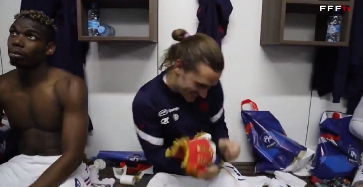 Francuzi objavili video iz svlačionice Grbavice. Griezmann je bio u prvom planu