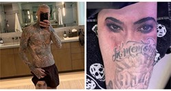 Nova ljubavna posveta: Travis Barker tetovirao je oči Kourtney Kardashian