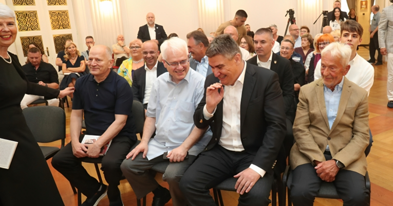Josipović i Milanović umirali od smijeha na promociji knjige Jadranke Kosor