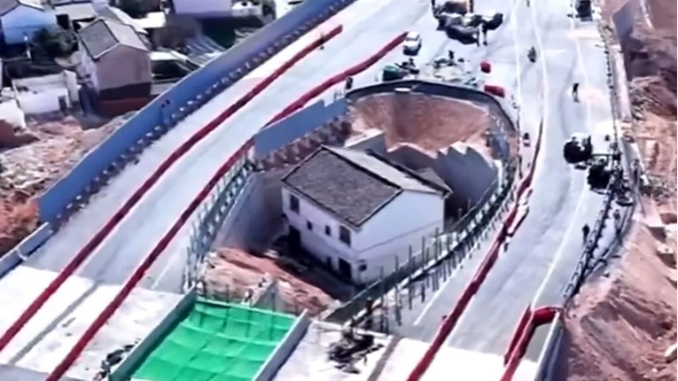 VIDEO Pogledajte kako autocesta zaobilazi obiteljsku kuću