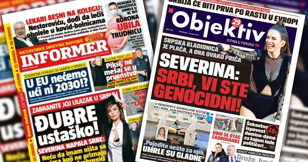 Srpski tabloidi napadaju Severinu jer je odbila Dodikovu TV: "Đubre ustaško"