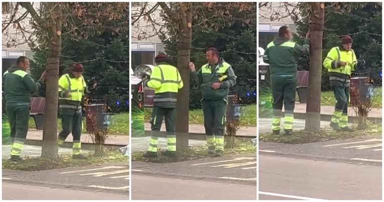 Video radnika kako ukrašavaju stablo u Zagrebu postao viralni hit