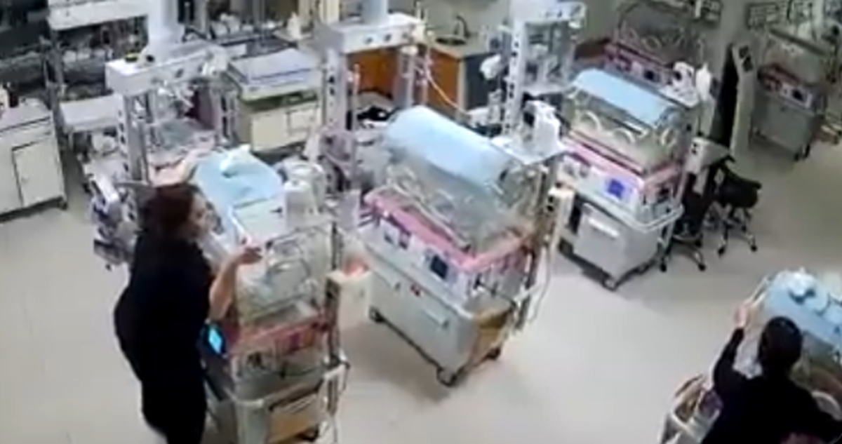 VIDEO Kad je udario potres, medicinske sestre potrčale spasiti bebe u inkubatorima