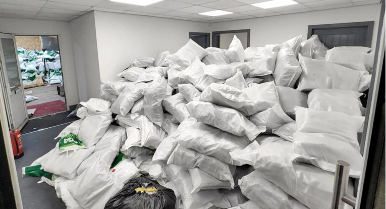 Jedna od najvećih zapljena kanabisa u povijesti UK-a: Dvije tone vrijedne 29 mil.€