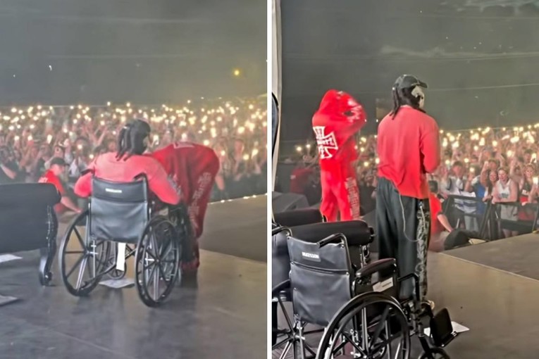 Offset na pozornicu došao u kolicima tjedan dana nakon što je ozlijeđen u pucnjavi