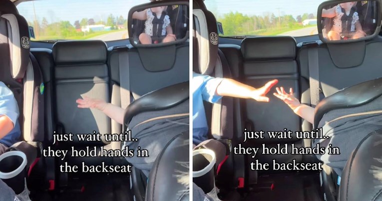 Presladak trenutak između brata i sestre u automobilu oduševio ljude: "Predivno"