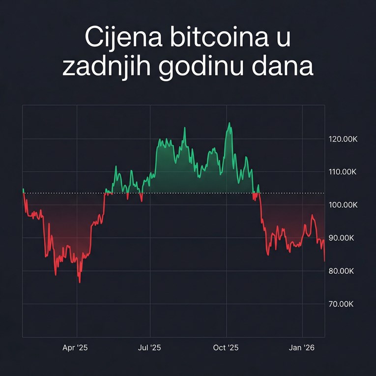 Gubi li bitcoin status "digitalnog zlata"? Rasprodaja se nastavlja, vlada pesimizam