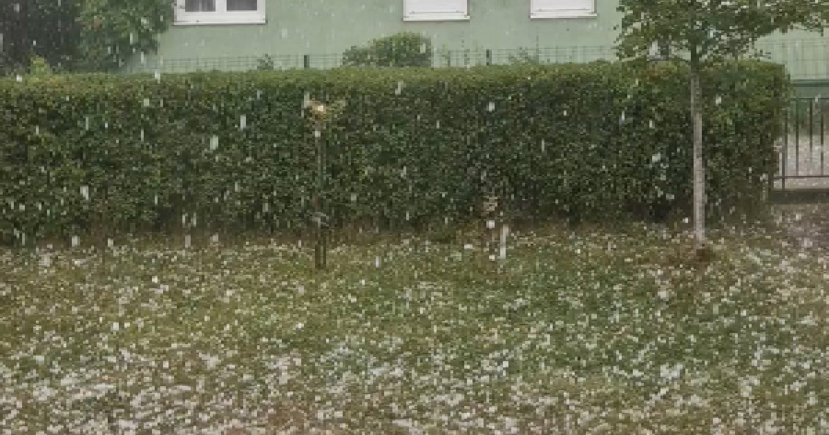 VIDEO Tuča pogodila okolicu Karlovca, pogledajte snimku