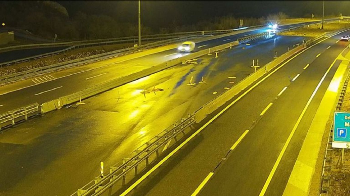 Nesreća na A1 kod Svetog Roka, vozi se jednim trakom