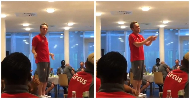 VIDEO Halilović se popeo na stolicu i zapjevao Halida