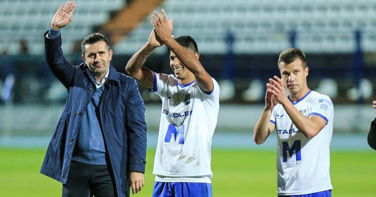 VIDEO Pogledajte kako su navijači Osijeka u Gradskom vrtu dočekali Nenada Bjelicu