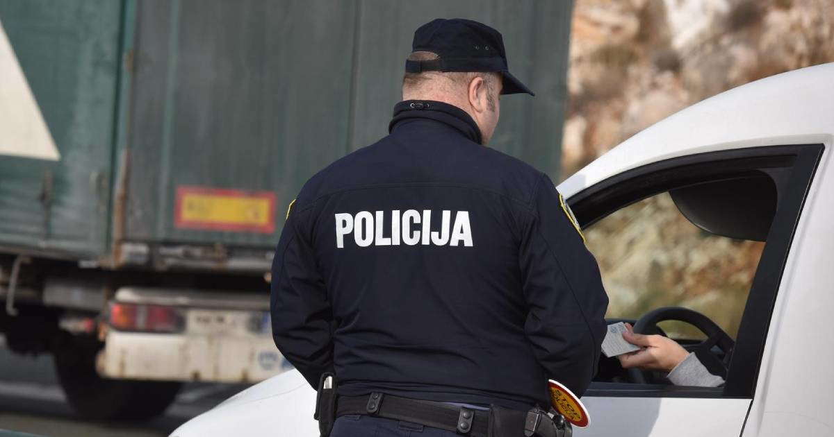 Francuz na Viru ozlijedio policajce. Autom im je prešao preko stopala