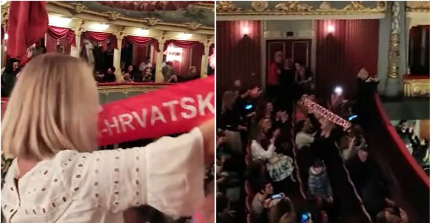 VIDEO Pobjeda Hrvatske slavila se usred izvedbe Orašara