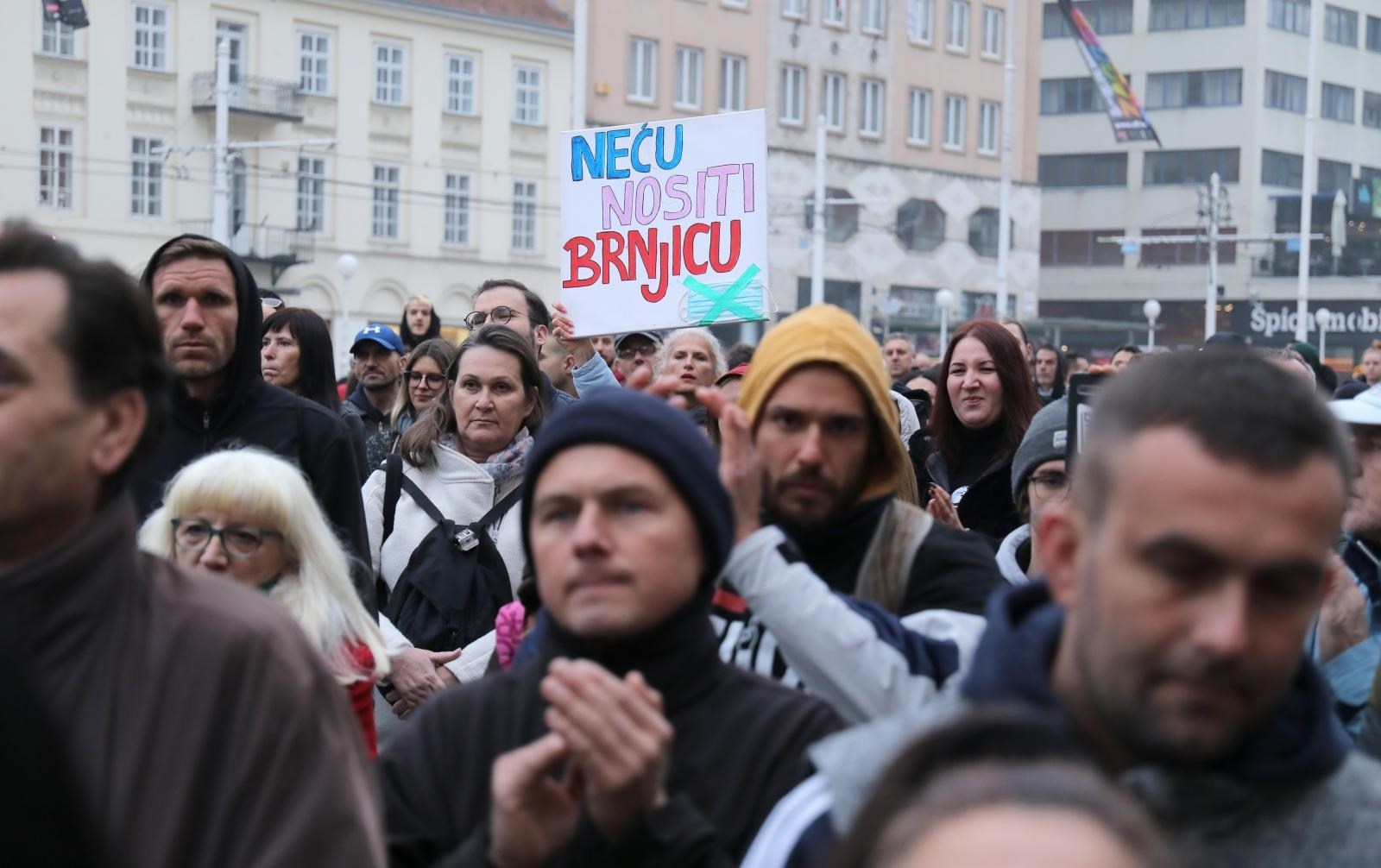 Za sutra u podne se najavljuje prosvjed protiv Stožera diljem Hrvatske