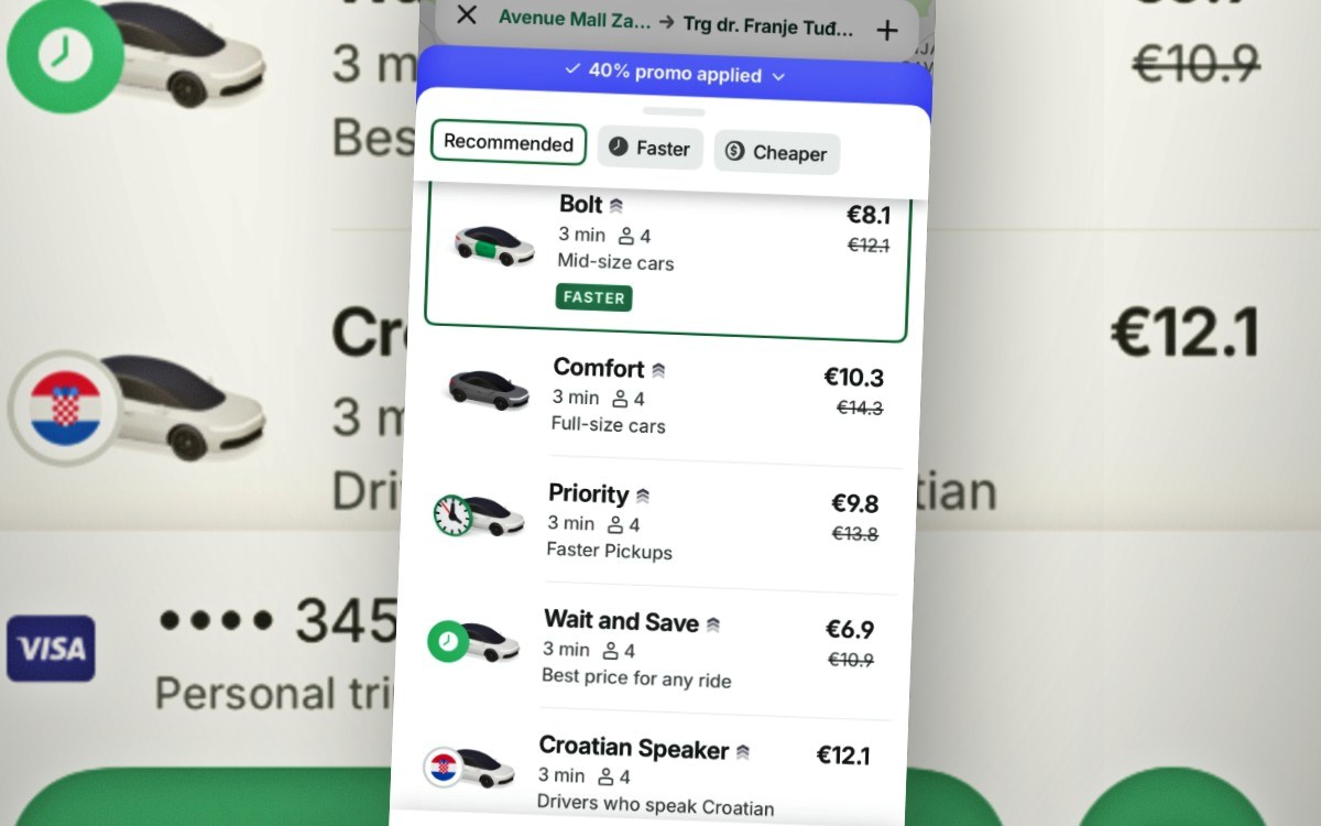 Bolt naplaćuje više za vozače koji govore hrvatski