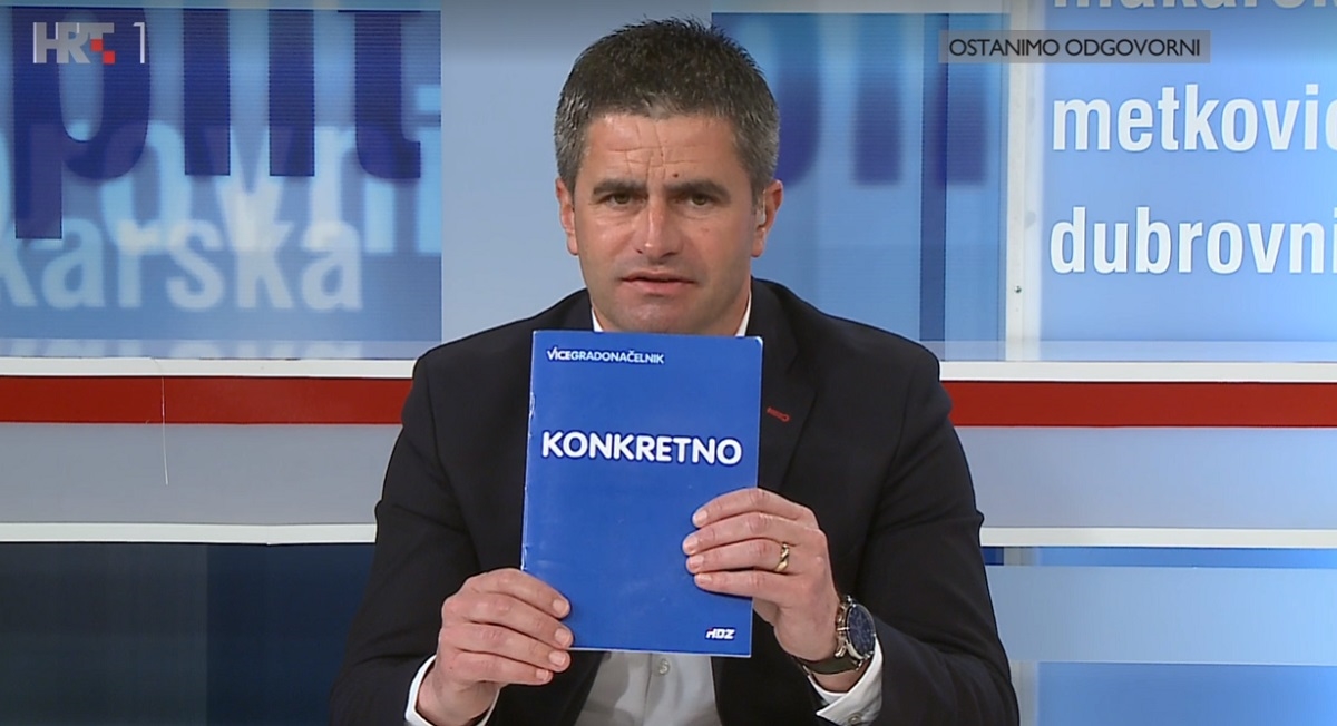 HDZ-ov kandidat za šefa Splita objašnjavao što znači slogan Vicegradonačelnik